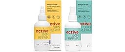 Active Skin Repair - First Aid Natural & Non-Toxic Healing Ointment & Antiseptic Spray for Minor Cuts, Wounds, Scrape...