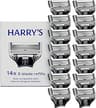 Harry's Original Razor Blades for Men - 14 Count - Premium Razor Blade Refill Cartridges - German Engineered