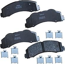 Bendix Premium SBC1770 Ceramic Front Brake Pads for Ford Expedition 2017-2010, F-150 2017-2010, Lobo 2020-2009, Linco...