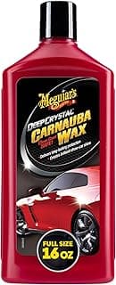 Meguiar's Deep Crystal Carnauba Wax, High-Grade Carnauba Liquid Car Wax for Long-Lasting Protection, Creates a Brilli...