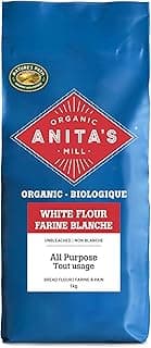 Anita's Organic Mill Organic Unbleached White Flour, All Purpose, 1kg, Made in Canada