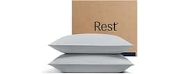 REST® Evercool®+ Cooling Pillowcases for Hot Sleepers, Standard, 2PCS | IONIC+ Silver-Infused Yarn for Hygienic Sleep...
