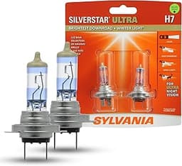 SYLVANIA - H7 SilverStar Ultra - High Performance Halogen Headlight Bulb, High Beam, Low Beam and Fog Replacement Bul...