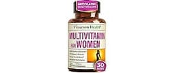Multivitamin for Women with Methylated Vitamins and Chelated Minerals for Energy, Focus and Immune Health – Premium D...