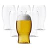 TOSSWARE POP 18oz Beer Glass Set of 48, Premium Quality, Recyclable, Unbreakable & Crystal Clear Plastic Beer Glasses