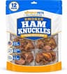 Single Ingredient Smoked Pork Knuckle Dog Bones - Made in USA - 12 Count