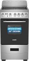 Avanti 20-Inch Freestanding Electric Range with Ceramic Glass Cooktop, in Stainless Steel (CERU200P3S)