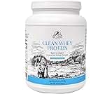 Mt. Capra Clean Whey Protein | Grass-Fed Undenatured Goat Whey Protein Powder | 24 g Protein Per Serving, All Natural...
