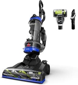 Bissell CleanView Swivel Rewind Vacuum with Automatic Cord Rewind, TurboEraser Upholstery Tool, Triple Action Brush R...