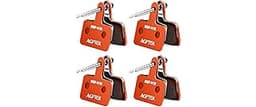 AGPTEK Bike Brake Pads, High-Performance Brake Pads, Disc Brake Pads & Spring (Semi-Metallic&Resin) for Mountain Bike...