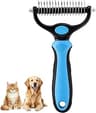 Dematting Comb for Dogs and Cats, Undercoat Rake Pet Brush for Long Hair, Deshedding Dog Brush Removes Tangles Knots ...