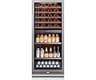 Ca'Lefort Wine Fridge Dual Zone, 112 Can and 40 Bottle 24 Inch Wine Cooler, 34-65°F Wine Refrigerator with Glass Door...
