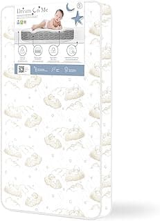 Dream On Me Twilight 5” 88 Coil Inner Spring Crib & Toddler Mattress – Brown Cloud, Greenguard Gold & BSA Certified, ...