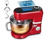 VIVOHOME Stand Mixer with Fermentation, One-Touch Presets Electric Dough Mixer with 6 Qt Bowl, Kitchen Standing Mixer...