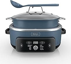 Ninja MC2001 PossibleCooker PRO Plus, 8.5-QT Multicooker, 9 Functions, Slow Cook, Sear, Sauté, Proof, Pasta/Rice, Rep...