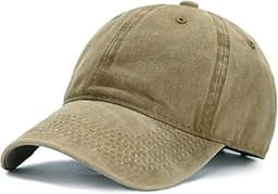 Edoneery Men Women Baseball Cap-Low Profile Adjustable Washed Cotton Golf Dad Hat