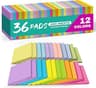 Sticky Notes, 36 Pads, 3x3 Inches Self-Stick Note Pads, Perfect for Office, Study, and Daily Life Organization - Bright