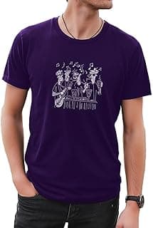 domirica Solid 100% Cotton Graphic Tees for Men Short Sleeve Crewneck 2026 Moisture Wicking Big and Tall Gym Tshirts