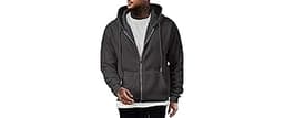 JMIERR Mens Full Zip Casual Cotton Hooded Fleece Drawstring Hoodies Pullover Sweatshirts Casual Long Sleeve Shirts