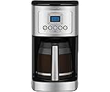Cuisinart 14-Cup Coffee Maker, Programmable PerfecTemp Glass Carafe Coffee Machine with 1-4 Cup Setting, Brew Strengt...