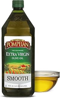 Pompeian Smooth Extra Virgin Olive Oil, Contains Polyphenols, First Cold Pressed, 48 Fl Oz