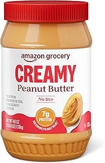 Amazon Grocery, Creamy Peanut Butter, 40 Oz