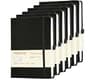 Heture Hardcover Notebooks, 6 Packs A5 Lined Journals Notebook for Writing 160 Pages, 8.2 x 5.5 inch, Classic Ruled N...