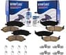 Detroit Axle - Brake Pads for 2009-2018 Dodge Ram 1500, 2007-2009 Durango | 2007-2009 Chrysler Aspen 2019-2023 Ram 15...