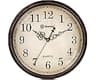 Geevon Retro Silent 12 Inch Wall Clock Non Ticking, Rustic Vintage Clock Quartz Decorative, Battery Operated Wall Clo...