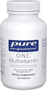 Pure Encapsulations O.N.E. Multivitamin - Once Daily Multivitamin with Antioxidant Complex Metafolin, CoQ10, and Lute...
