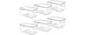 Clear Plastic Storage Bins with Lids, Perfect for Kitchen Organization or Pantry Organization and Storage, Stackable ...