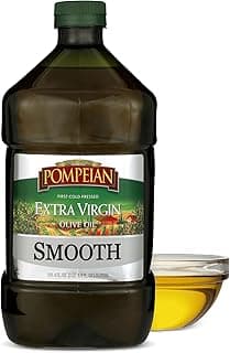 Pompeian Smooth Extra Virgin Olive Oil, Contains Polyphenols, First Cold Pressed, 101 Fl Oz