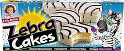Little Debbie Zebra Cakes, 10 Twin-Wrapped Cakes, 13.0 OZ Box