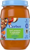 Gerber Stage 3 Beef, Potatoes, Vegetables Baby Food, 6 Oz, 12 Pack