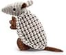Hollypet Plush Dog Squeaky Toy Stuffed Armadillo Animal Pet Puppy Chew Toys with Clean Teeth for Small Medium Large A...
