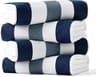 Ferdilan 4 Pieces Microfiber Beach Towel Set,30x60 inches Super Absorbent Large Towels Camping Travel Towels,Quick Dr...