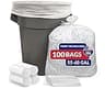 Reli. 55 Gallon Trash Bags Heavy Duty (100 Count) | Clear | Twist Ties Included | Extra Tough, Leak-Proof Garbage Bag...