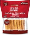 Rewardables | Healthy Chewers | Natural Collagen and Beef Sticks for Dogs | 100 Count | High Protein and Limited Ingr...