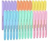 V-Opitos 30 Pack Highlighter in 6 Pastel Colors, No Bleed Highlighters, Bright Highlighters with Soft Chisel Tips, Id...