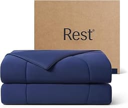 REST® Evercool® Cooling Comforter Blanket for Hot Sleepers, Full/Queen | All-Season Bedding to Keep Cool, Reversible ...