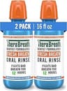 TheraBreath Fresh Breath Mouthwash, Icy Mint Flavor, Alcohol-Free, 16 Fl Oz (Pack of 2)