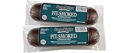 StoneRidge Old Fashioned Summer Sausage, Pit Smoked, 12 oz, 2 Pack