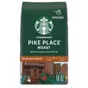 Starbucks Ground Coffee Pike Place Roast, 18 oz Bag