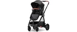 Mompush Ultimate2 Baby Stroller, Premium Convertible Full-Size Stroller for Toddler, Reversible Seat with One Hand Re...