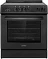 30 in. Stellar Coll 4.9 cu. ft. 4 Burner Electric Range, Convection, Black