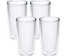Tervis Crystal Clear Tabletop Made in USA Double Walled Insulated Tumbler Travel Cup Keeps Drinks Cold & Hot, 16oz - ...