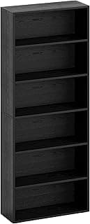 IRONCK Bookshelves and Bookcases Floor Standing 6 Tiers Display Storage Shelves 70 in Tall Bookcase Home Decor Furnit...