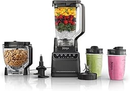 Ninja Kitchen System | All-in-One for Smoothies, Frozen Drinks, Veggie Chopper & More | With Full-Size Pitcher, 8 Cup...