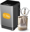 Portable Washing Machine 17.7lbs Full-Automatic Compact Washer Machine for Apartment, 10 Wash Program Small Portable ...