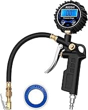 AstroAI Digital Tire Pressure Gauge with Inflator, 3-250 PSI Air Chuck & Compressor Accessories Heavy Duty with Quick...